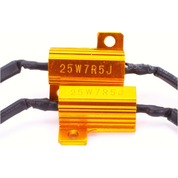 Leistungswiderstand mit Kabel - 7,5 Ohm / 25 W mit Kabel