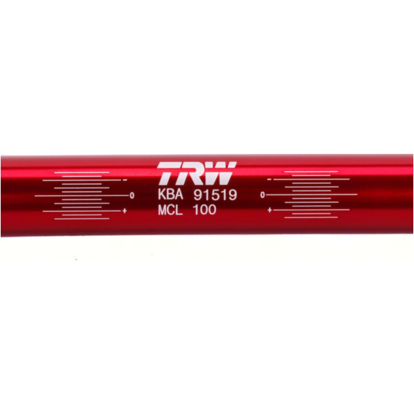 Motorradlenker TRW 750mm / 22mm Lenker Alu rot MCL 101 R/ 100 R