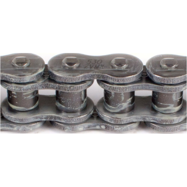 Motorradkette, Antriebskette X-Ring verstärkte Kette VX, 428, 126 Schwarz mit Clipschloß / nutzbar bis 22kW (30PS) / bis 250ccm