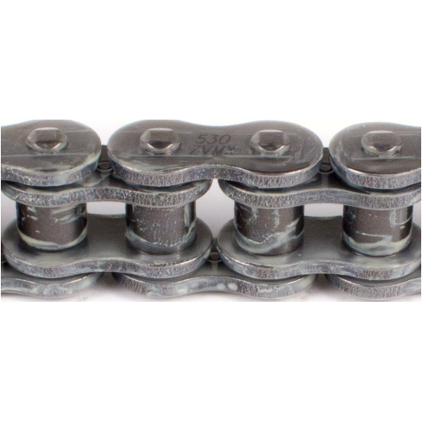 Motorradkette, Antriebskette X-Ring verstärkte Kette VX, 428, 134 Schwarz mit Clipschloß / nutzbar bis 22kW (30PS) / bis 250ccm