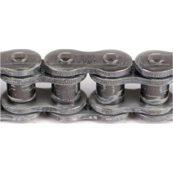 Motorradkette, Antriebskette X-Ring verstärkte Kette VX, 428, 140 Schwarz mit Clipschloß / nutzbar bis 22kW (30PS) / bis 250ccm