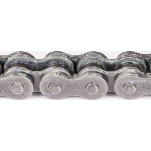 Motorradkette, Antriebskette Kette X-Ring super verstärkt ZVMX Schwarz, 520, 126 mit Hohlnietschloß / empfohlen ab 88kW (120PS) / bis 1000ccm