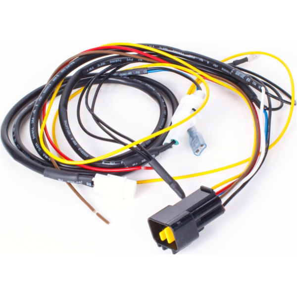 Geschwindigkeitsmesser, Anzeigeeinheit ACE-2853AS - Tachometer und Drehzahlmesser mit Kraftstoffanzeige, Alu-Gehäuse-schwarz