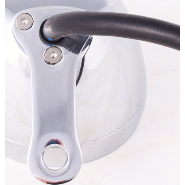 Geschwindigkeitsmesser, Anzeigeeinheit ACE-2853AP - Tachometer und Drehzahlmesser mit Kraftstoffanzeige, Alu-Gehäuse-poliert