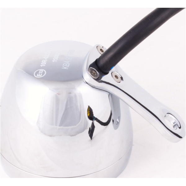 Geschwindigkeitsmesser, Anzeigeeinheit ACE-2853AP - Tachometer und Drehzahlmesser mit Kraftstoffanzeige, Alu-Gehäuse-poliert