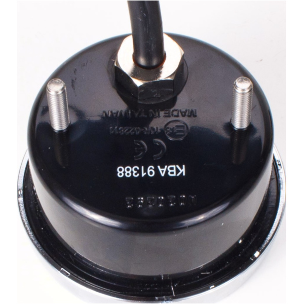 Geschwindigkeitsmesser, Anzeigeeinheit ACE-2853 - Tachometer und Drehzahlmesser mit Kraftstoffanzeige rund chrom