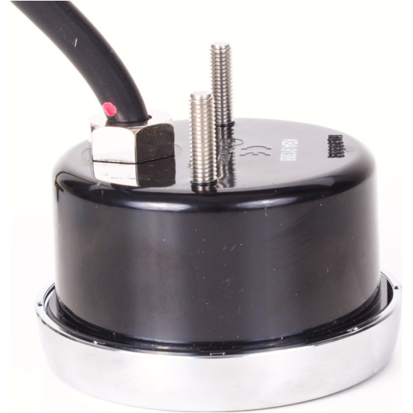 Geschwindigkeitsmesser, Anzeigeeinheit ACE-2853 - Tachometer und Drehzahlmesser mit Kraftstoffanzeige rund chrom