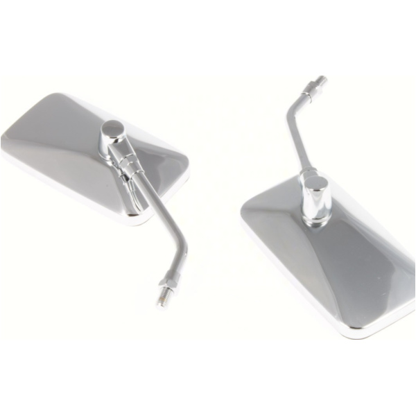 Lenkerspiegel Spiegel rechts u. links chrom M10 Links U. Rechtsgewinde (Paar)