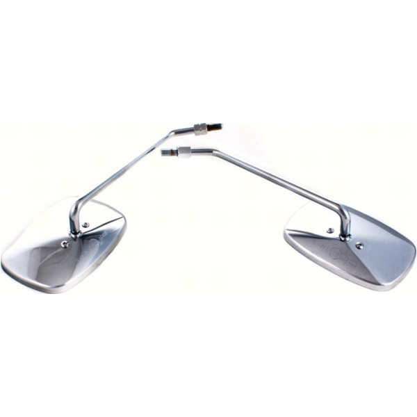 Lenkerspiegel Spiegel chrom M10 Rechts u. Linksgewinde (Paar)