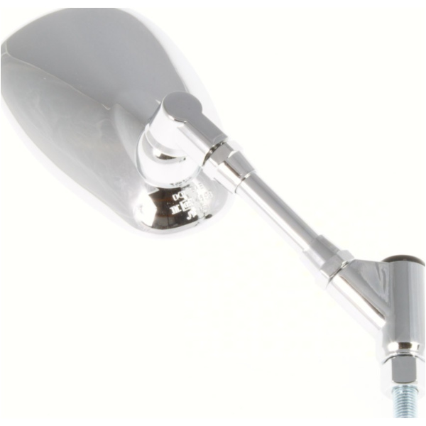 Lenkerspiegel Spiegel links chrom M10 Linksgewinde (einzeln)