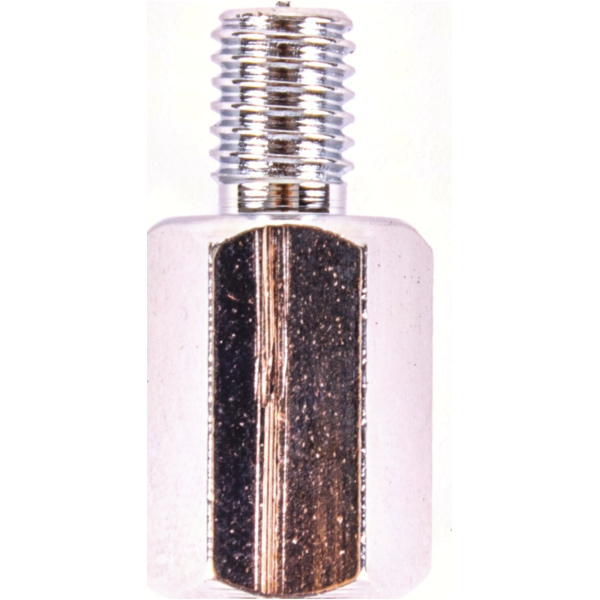 Lenkerspiegel Spiegeladapter 8 mm Aussengewinde linksgew./ 8 mm Innengewinde (Spiegel) rechtsgew. Chrom