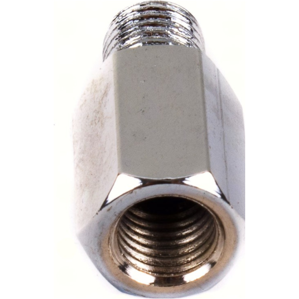 Lenkerspiegel Spiegeladapter 10 mm Aussengewinde linksgew./ 10 mm Innengewinde (Spiegel) rechtsgew. Chrom