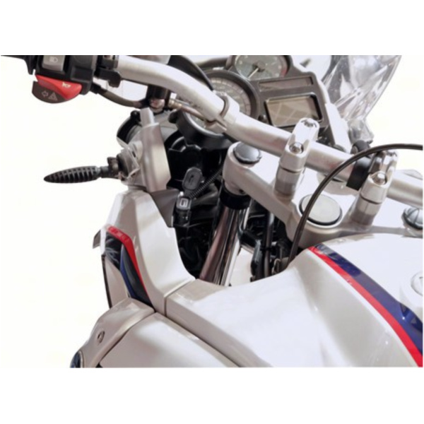 USB für Motorradlenker mit Schraubbefestigung und DIN-Stecker, 2400MA