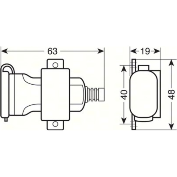 USB-FIX USB-Ladegerät 2400MA Universale Schnellladung 12/24V+ Befestigungsunterteil