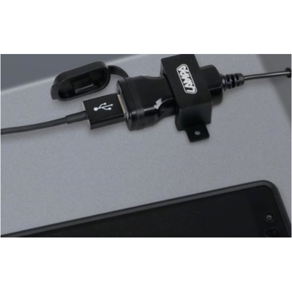 USB-FIX USB-Ladegerät 2400MA Universale Schnellladung 12/24V+ Befestigungsunterteil