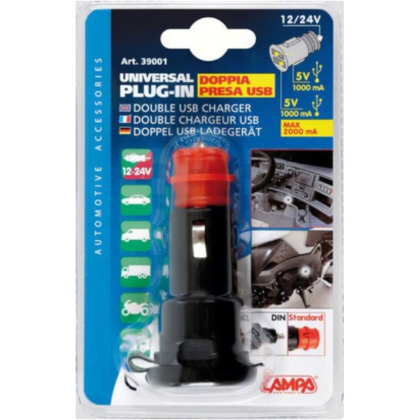 Nachladegerät 2 USB-Ports L39001