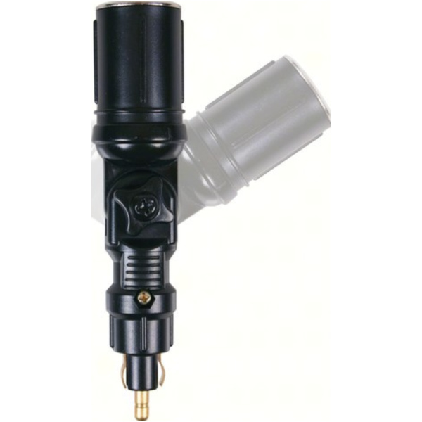 Stromanschluss mit Gelenk 120°, 12/24V