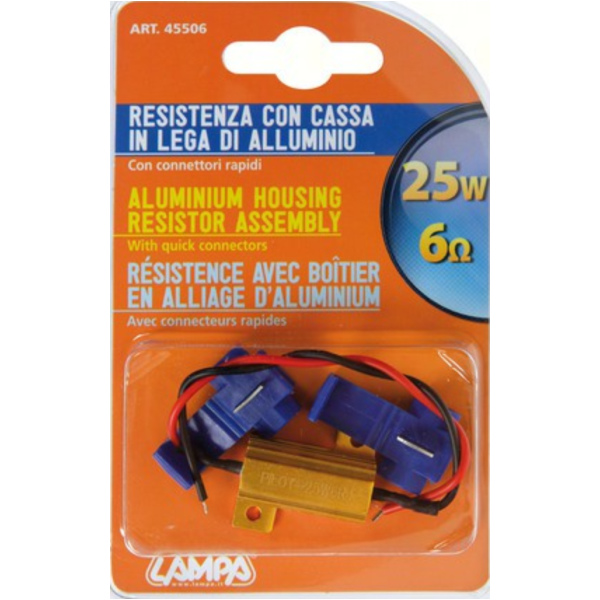 Widerstand, 12V - 6 OHM - 25 W