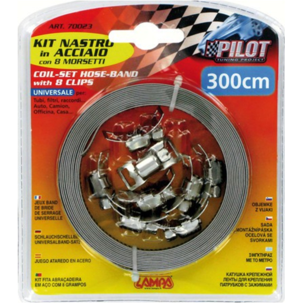 Kit Stahlband 8MMX3M aus Edelstahl