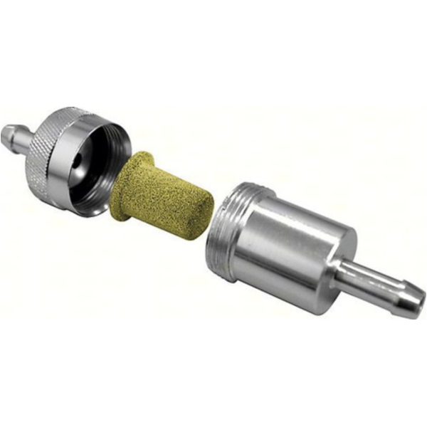 Power - Aluminium Racing Benzinfilter 8mm mit Micometalinnenfilter