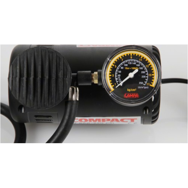 Compact, Kompressor 12V mit Manometer