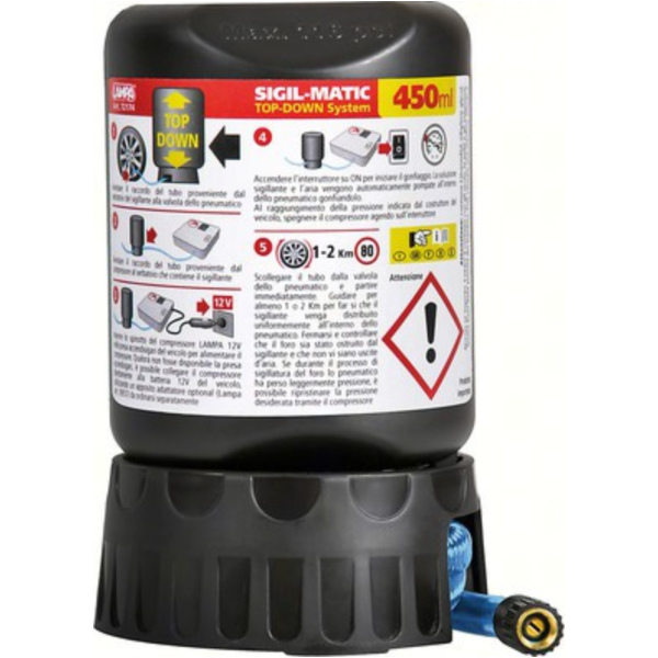 Sigil-Matic, Kit Reifenversiegelungsflüssigkeit, 450 ml