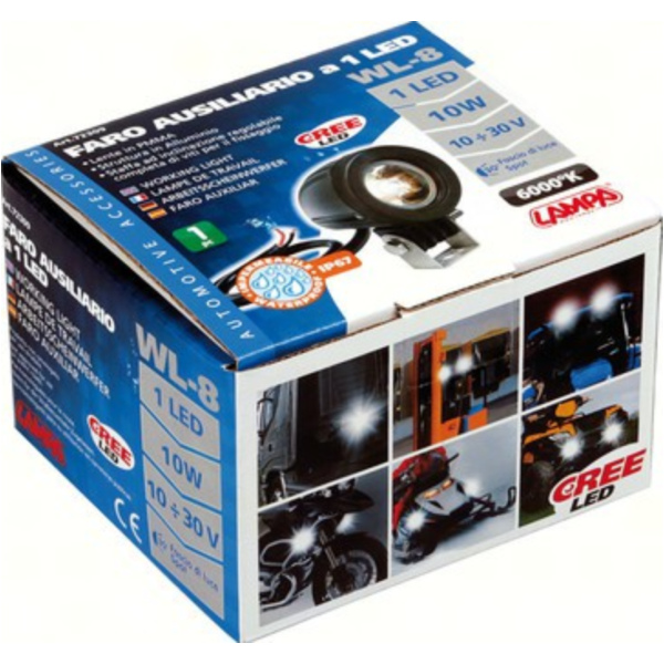 WL-8 Cree-LED Zusatzscheinwerfer 6000K - nicht STVZO zugelassen