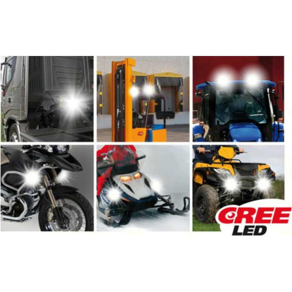 WL-8 Cree-LED Zusatzscheinwerfer 6000K - nicht STVZO zugelassen