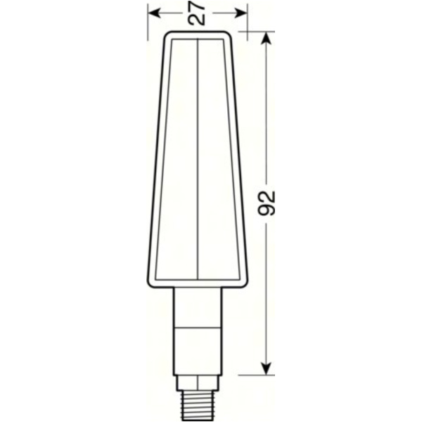 Jabra, LED Blinker Set 12V weiße Design gelbes Licht - mit Rückseitenbeleuchtung
