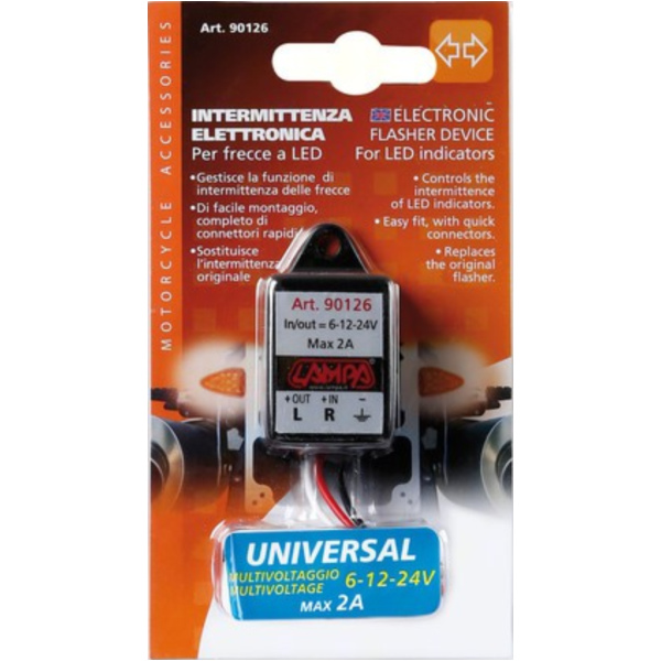 Elektronische Blinkrelais für LED Blinker 6/12/24V