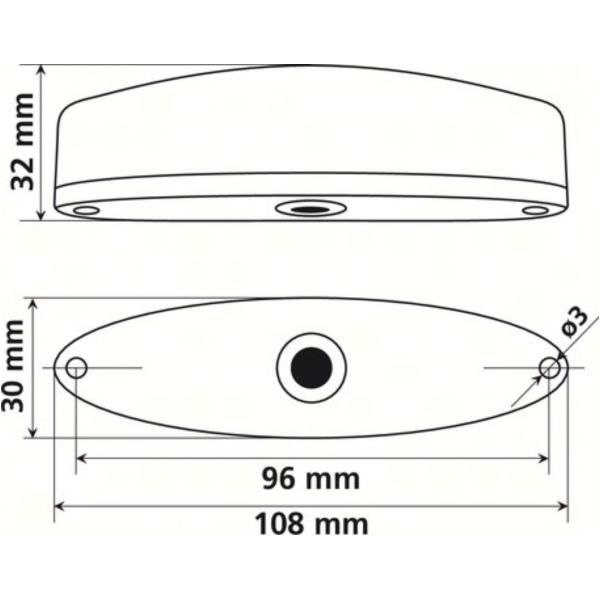 Porster, LED-Rücklicht - 12V