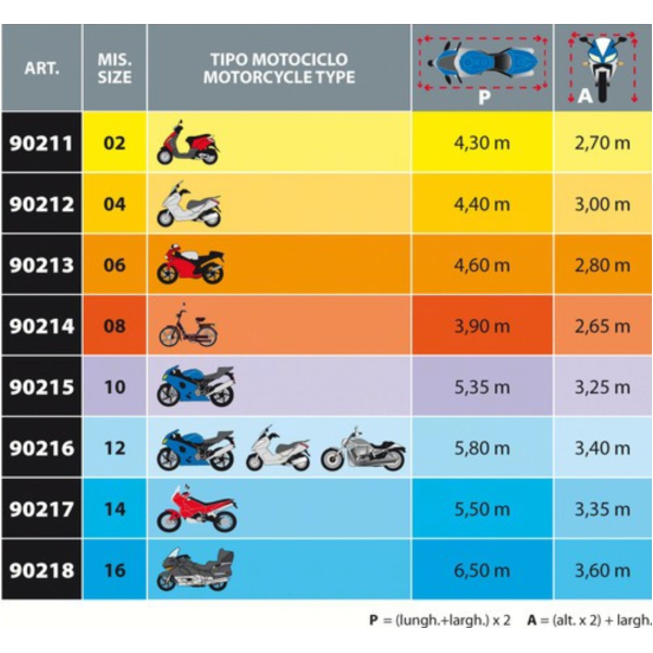 VENUS Motorradabdeckung (Größe 04 - siehe Bilder)