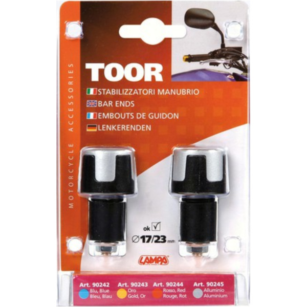 Toor Lenkergwichte 17/23 mm, Alu design