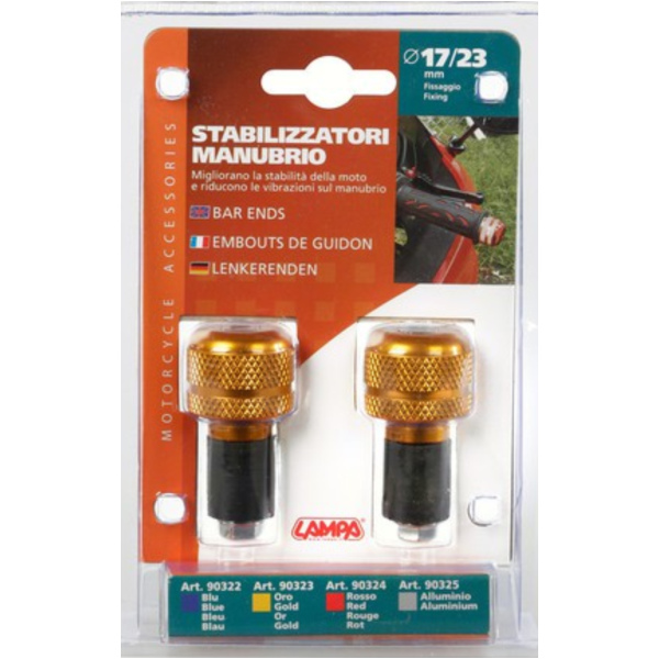 SU-4 Lenkergewichte 17/23mm, gold farbig