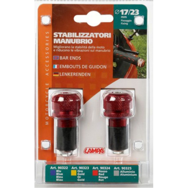 SU-4 Lenkergewichte 17/23mm, rot