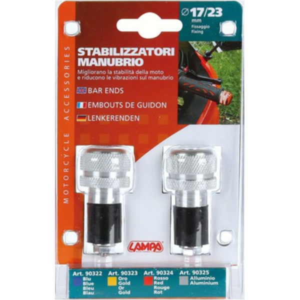 SU-4 Lenkergewichte 17/23mm, silber farbig