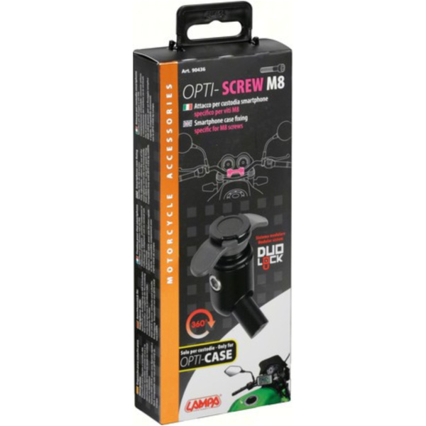 Opti-Screw M8 Schnellbefestigungsgrundsystem für Navi und Handy für M8 Schraube