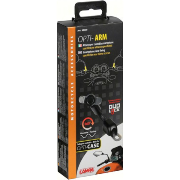 Opti-Arm Schnellbefestigungsgrundsystem für Navi und Handy mit variablen Befestigungsarm
