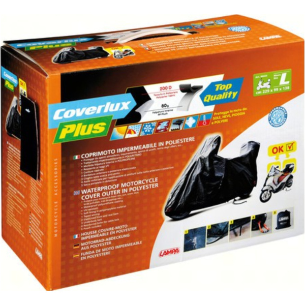 COVERLUX PLUS Motorrad Abdeckplane Gr. L