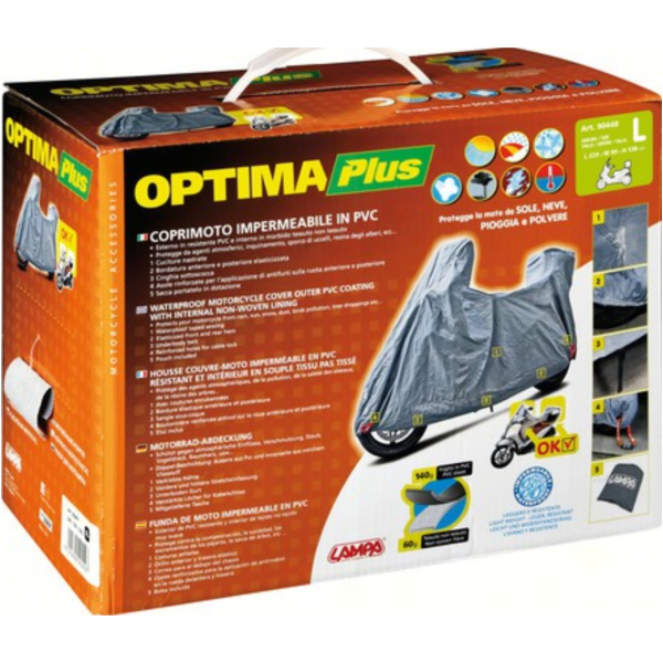 OPTIMA PLUS Motorrad Abdeckplane Gr. L