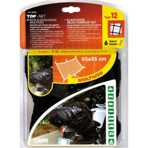Top-Net-12, elastisiertes Mehrzwecknetz - 65 x 35 cm