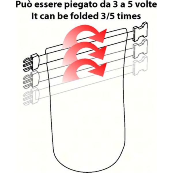 Dry-Tube, wasserdichte Gepäckrolle- 5 L - 15x40 cm