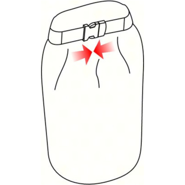 Dry-Tube, wasserdichte Gepäckrolle- 5 L - 15x40 cm