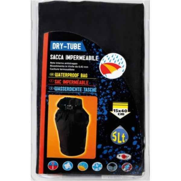 Dry-Tube, wasserdichte Gepäckrolle- 5 L - 15x40 cm