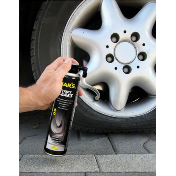 Bars Tyre?s Leaks, bläst Reifen auf und repariert sie