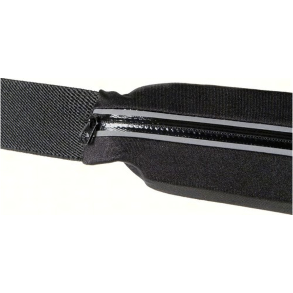 SPORT-POUCH Sport-Hüfttasche mit Doppelfach, schwarz