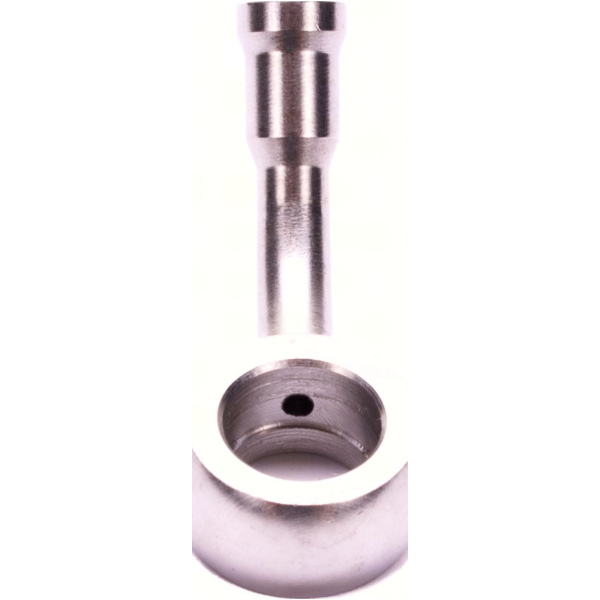 Fitting 10,2 mm, 45° gewinkelt, Edelstahl