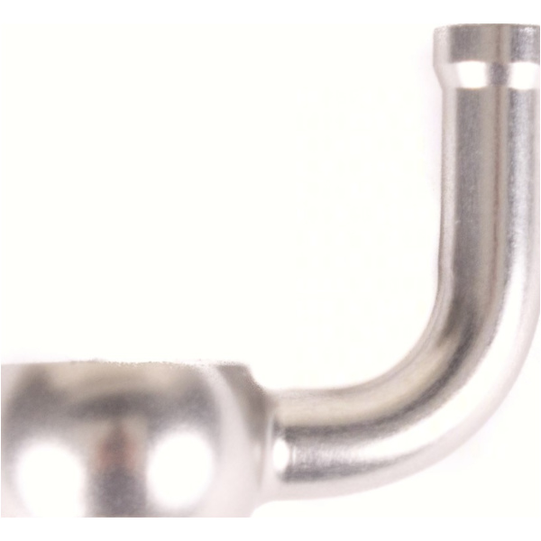 Fitting 10,2 mm, 90° gewinkelt, Aluminium