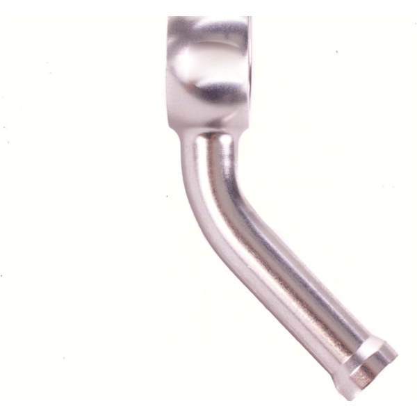Fitting 11,2 mm, 45° gwinkelt, Aluminium