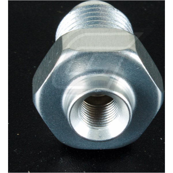 Variofitting M10 x 1,00, Außengewinde fest, Konus 90° = Konvex + Konkav, Aluminium